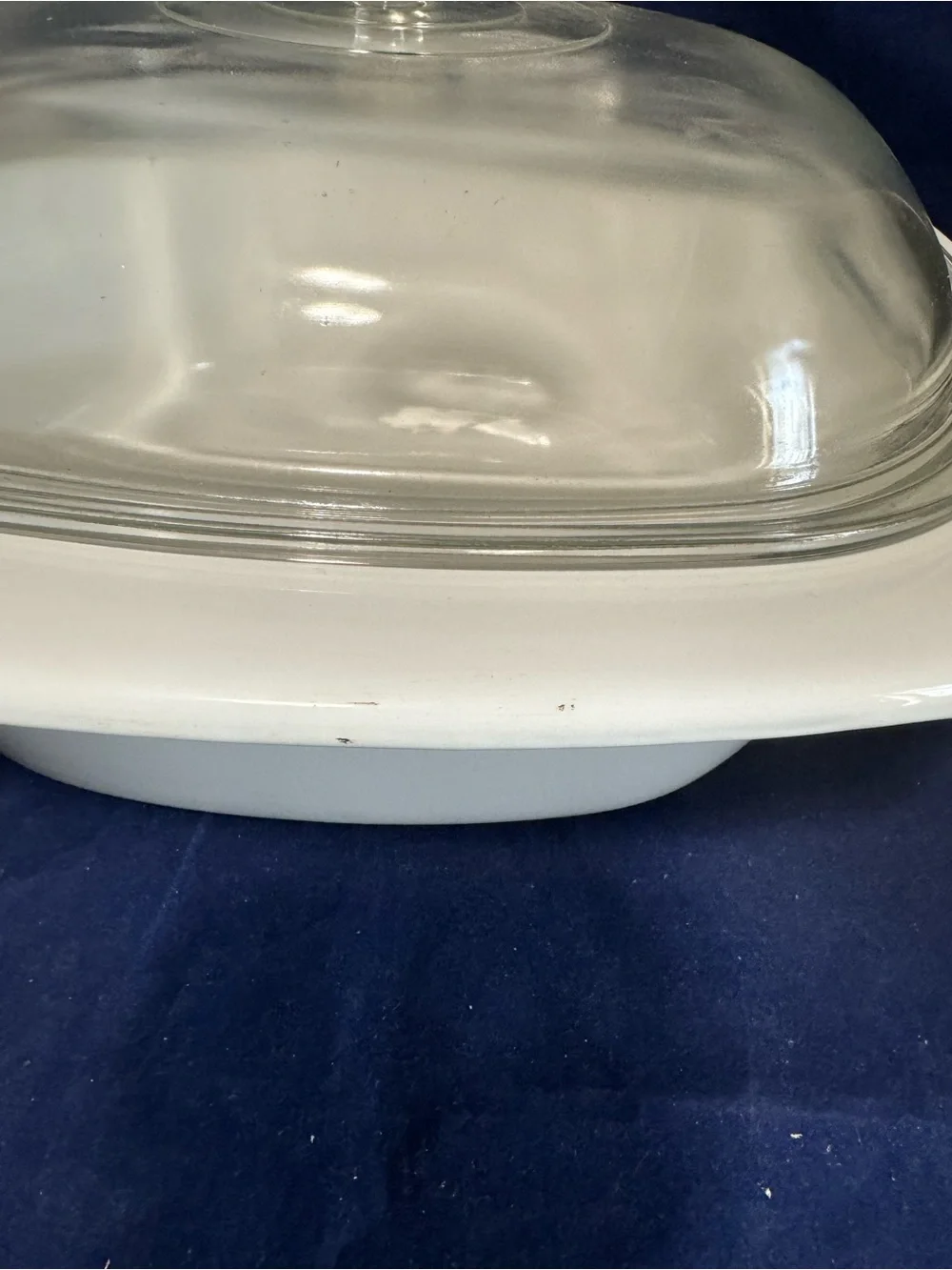 CorningWare Blue Cornflower 4QT Dutch Oven P-34-B Pyrex Lid Rack Great Condition